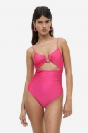 High-leg cut-out swimsuit £13.00