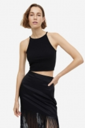 Ribbed crop top £5.00