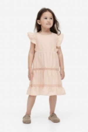 Flounced lace-detail dress £10.00