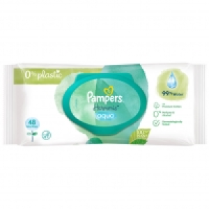 Pampers Harmonie Aqua Baby Wipes 48pk &pound;1.25
