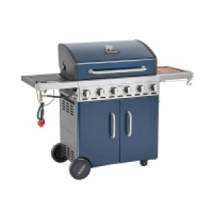 Outback Saturn Pro Blue 6 Burner Gas BBQ &pound;585.00