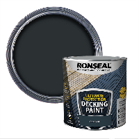Homebase  Ronseal Ultimate Protection Decking Paint Charcoal - 2.5L
