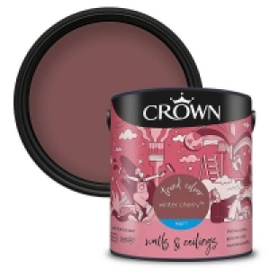Crown Matt Emulsion Paint Winter Cherry - 2.5L £18.00