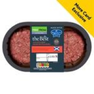 Morrisons The Best 4 Scotch Beef Quarter Pounders £3.75