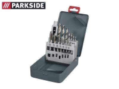 Parkside Drill Bit and Tap Drill Bit Set 15 piece set