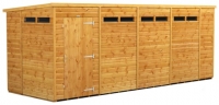 Wickes  Power Sheds 18 x 6ft Pent Shiplap Dip Treated Security Shed