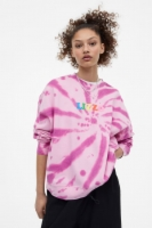 Oversized printed sweatshirt £9.00
