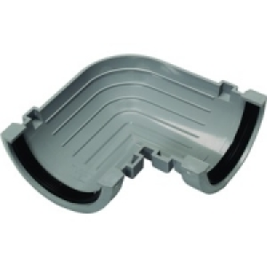 Miniline Gutter Angle 90Deg Grey