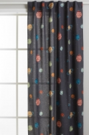 2-pack patterned cotton curtains £12.00