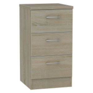 Elmsett Slim Chest of Drawers Brown 3 Drawers £99.00