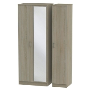 Elmsett Tall Wardrobe Brown 3 Doors £354.00
