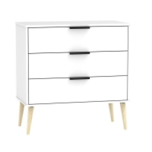 Drayton Chest of Drawers White 3 Drawers £189.00