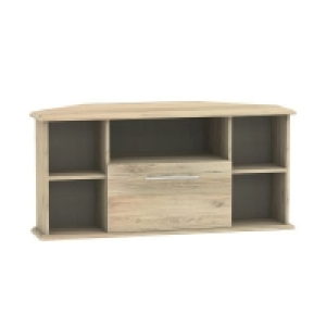 Colby Corner TV Unit Natural 5 Shelves 1 Drawer £244.00