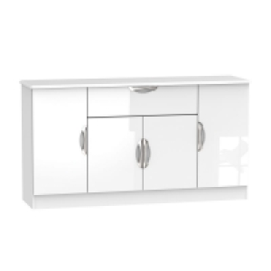 Weybourne Large Cupboard White 4 Doors 1 Drawer £394.00