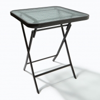 tofs  Outmore Folding Glass Bistro Table