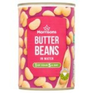 Morrisons Butter Beans In Water (400g) £0.63