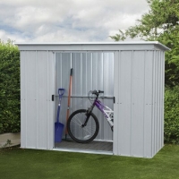 RobertDyas  Yardmaster Store All No Floor Metal Pent Shed 6 x 4ft