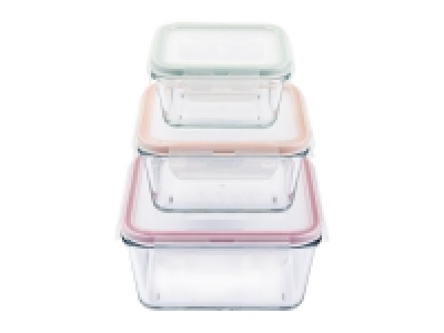 Lidl  Ernesto Glass Food Storage Containers - 3-piece set