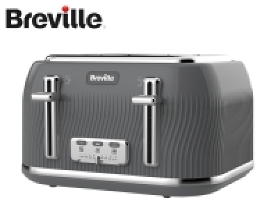 Breville Flow 4 Slice Toaster - Grey