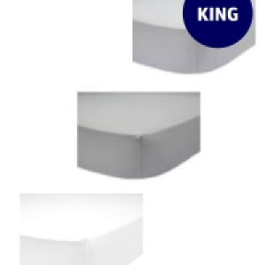 100% Cotton King Fitted Sheet