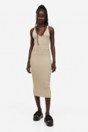 Rib-knit bodycon dress £18.00