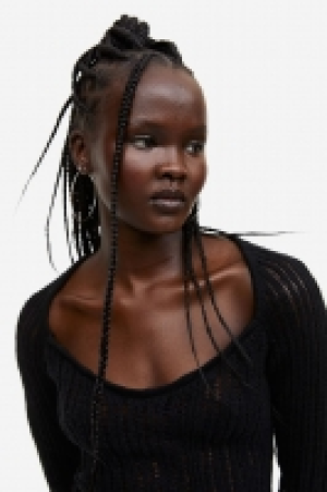 Pointelle-knit corset-style top £10.00
