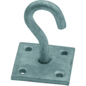 Hook On Plate Galvanised 50x50mm