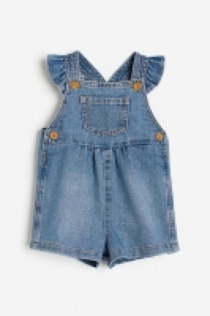 Denim dungaree shorts £8.00
