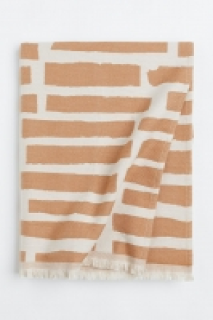 Jacquard-weave blanket £15.00