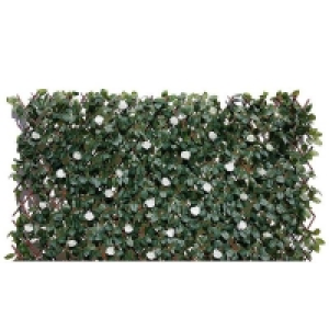 Faux Leaf Trellis 90x180cm - White Rose £35.00
