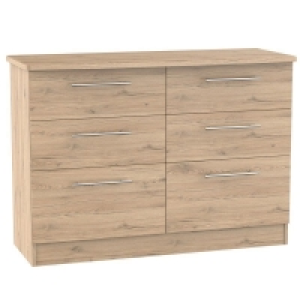 Colby Large Chest of Drawers Natural 6 Drawers £259.00