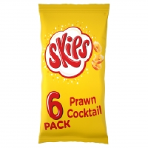 Skips Light & Melty Prawn Cocktail Flavour 6 x 13.1g £1.50