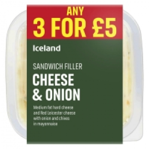Iceland Cheese & Onion Sandwich Filler 250g £2.00