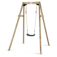 RobertDyas  Plum Wooden Single Swing Set