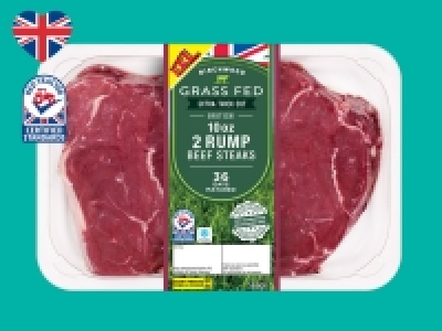 Birchwood 2 Grass-Fed British Beef Rump Steaks
