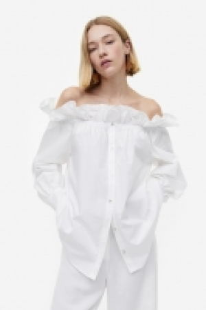 Off-the-shoulder blouse £20.00