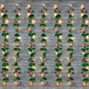 Artificial Rose Solar Curtain £13.00