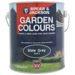 Spear & Jackson Garden Colours 2.5L - Slate Grey