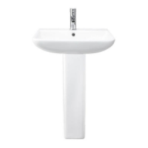 Bathstore Scene 550mm Basin and Pedestal - 1 Tap Hole £114.00