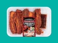 Lidl  Birchwood Korean Pork Belly Slices with Gochujang Sauce