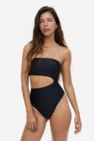 High-leg bandeau swimsuit £9.00