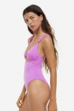High-leg cut-out swimsuit £9.00