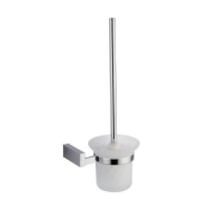 Square Toilet Brush Holder - Chrome
