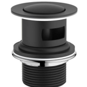 Bathstore Aero Slotted Basin Click Clack Waste - Matt Black £30.00