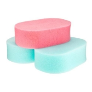 Poundland  Coral Bath Sponges 3pk