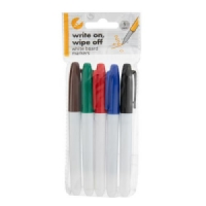 Poundland  White Board Markers 5pk