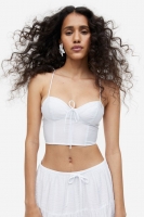 HM  Cropped bustier top