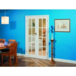 Wickes Newland Internal French Doors Pine Glazed 8 Lite 1981 £188.00