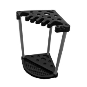 Keter Corner Garden Tool Storage Rack - Black