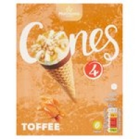 Morrisons  Morrisons Toffee Ice Cream Cones